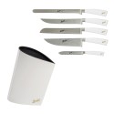 Berkel Bag Knife Block White with 5 Elegance Chef's Knives