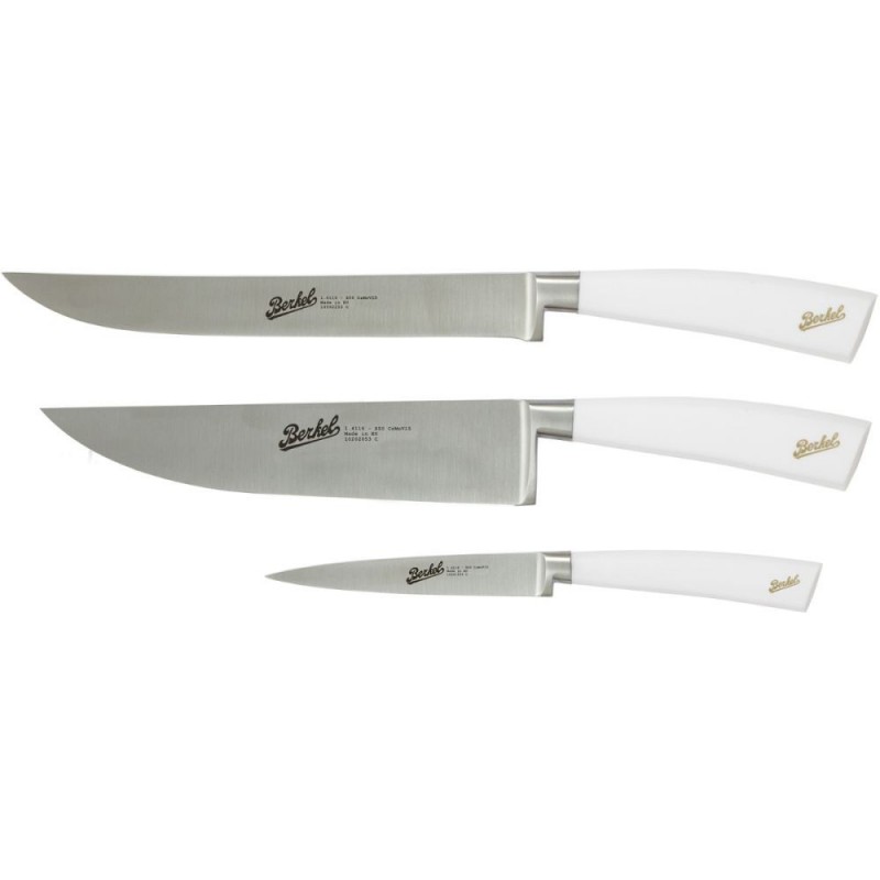 Berkel 3-teiliges Kochmesserset Elegance Weiß Berkel 3-teiliges Kochmesserset Elegance Weiß