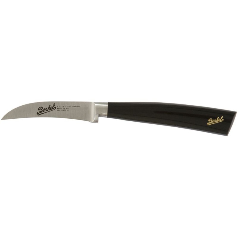 Berkel Gebogenes Schälmesser Elegance 7 cm Schwarz Berkel Gebogenes Schälmesser Elegance 7 cm Schwarz