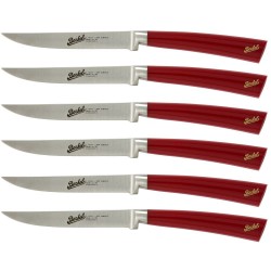 Berkel 6-teiliges Steakmesserset Elegance Rot