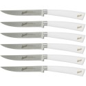 Berkel Elegance Set of 6 steak knives in White steel