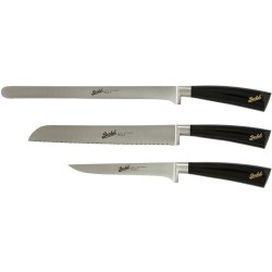 Berkel 3-teiliges Schinkenmesser-Set Elegance Schwarz