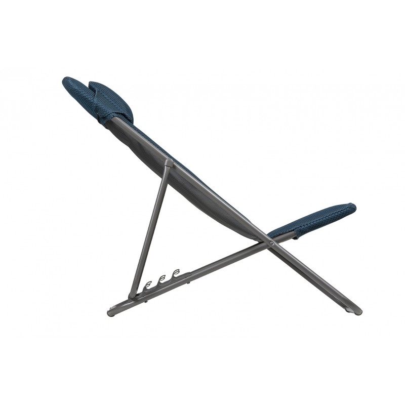 Deck Chair MAXI TRANSAT + BEC LaFuma LFM5175 Bleu Encre