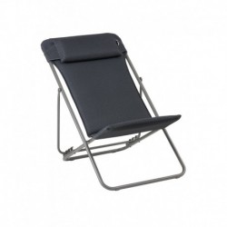 MAXI TRANSAT + BEC LaFuma LFM5175 Dark Gray Deck Chair