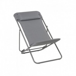 MAXI TRANSAT + BEC LaFuma LFM5175 Silver Deck Chair