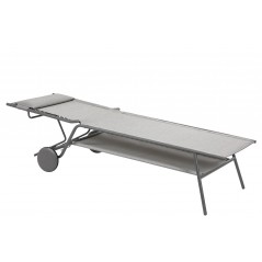 Sonnenliege MIAMI HIGH DUO LaFuma LFM5172 Galet