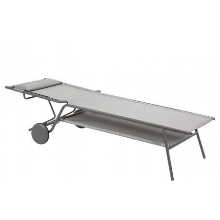 Sonnenliege MIAMI HIGH DUO LaFuma LFM5172 Galet