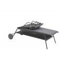 Sonnenliege MIAMI HIGH BEC LaFuma LFM5174 Silver