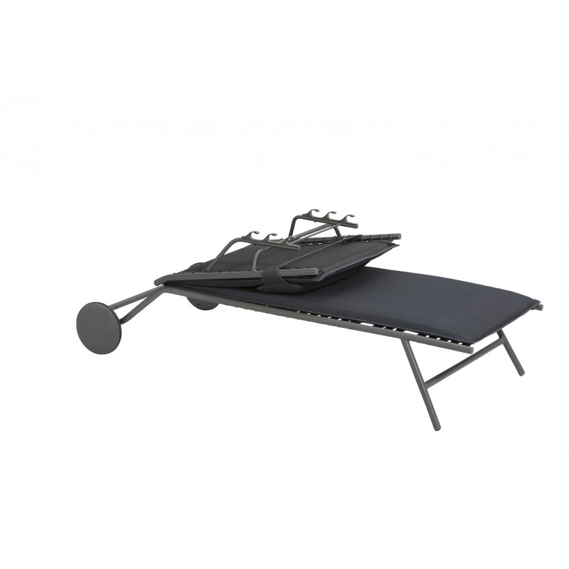 Sonnenliege MIAMI BEC LaFuma LFM5173 Dark Grey Sonnenliege MIAMI BEC LaFuma LFM5173 Dark Grey