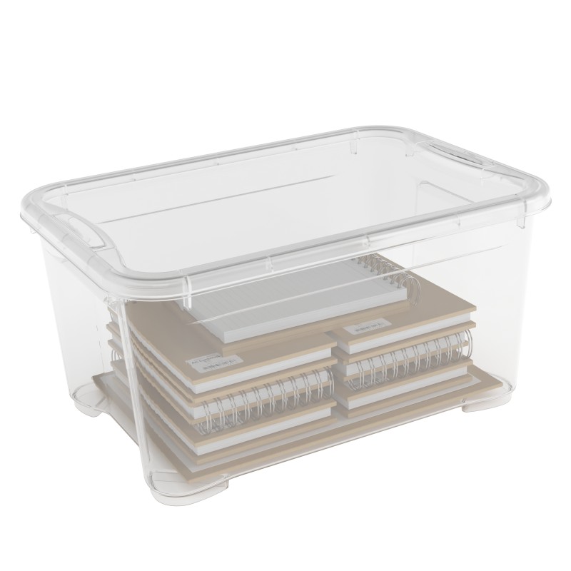 KETER SET DA 5 CONTENITORI T BOX L 47 L - 55 X 39 X 28 CM ISTA 6