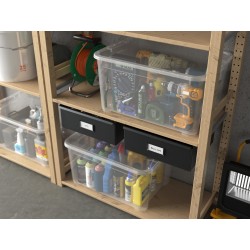 Keter Set da 5 contenitori T BOX L 47 L - 55 x 39 x 28 cm ISTA 6