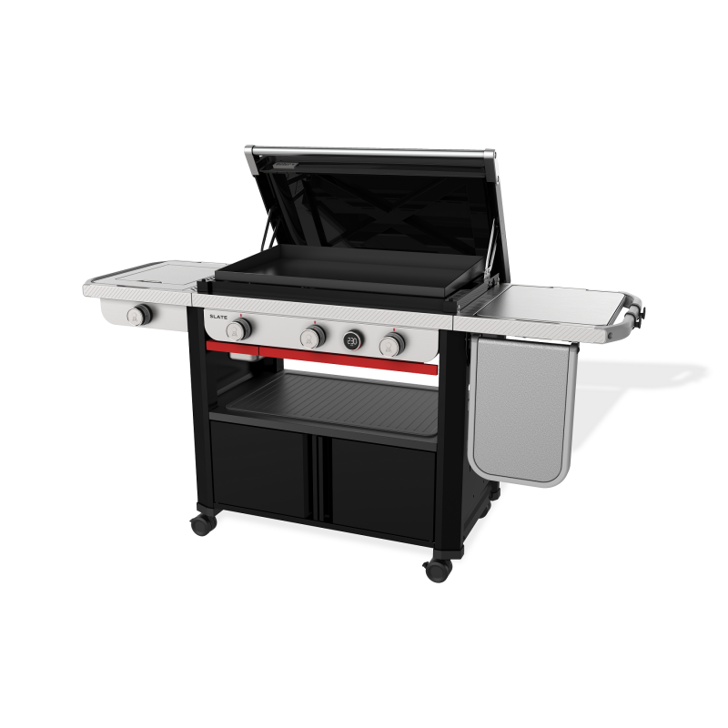 Weber Gas Slate GPSB 76 cm Premium Plate With Side Burner Black Ref. 1500247
