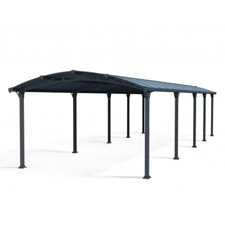 Canopia Arcadia Carport aus Aluminium 3,6 x 11 m