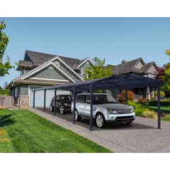 Canopia Arcadia Carport aus Aluminium 3,6 x 11 m