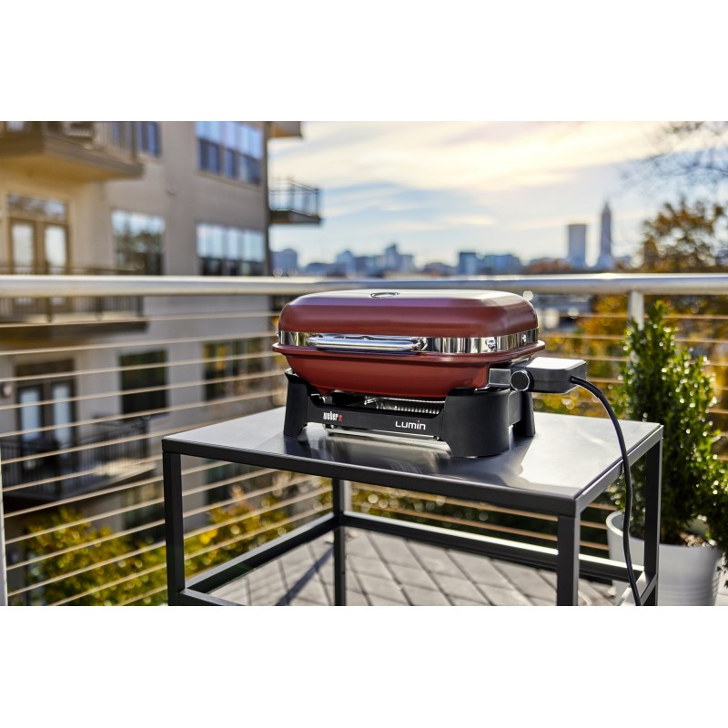 Weber Electric Barbecue Lumin Compact Crimson Red Ref. 91040953