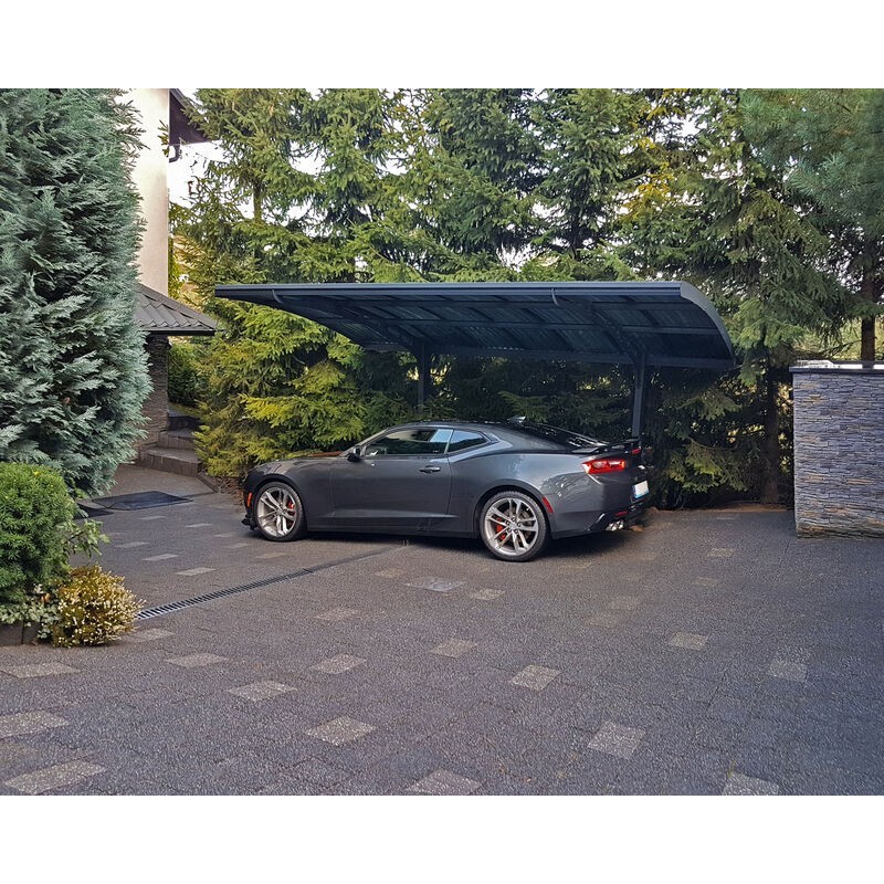 Canopia Arizona Wave Carport in Aluminium 3x5 m