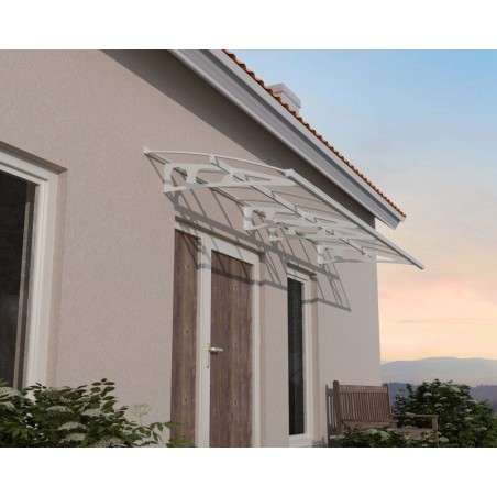 Canopia Bordeaux Door Awning 447x140 cm Transparent