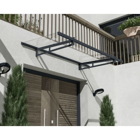 Canopia Bremen Door Awning 205x93 cm Transparent