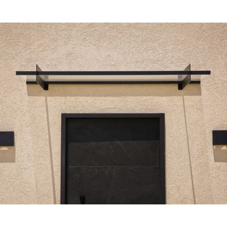 Canopia Nancy Door Awning 150x94 cm Transparent