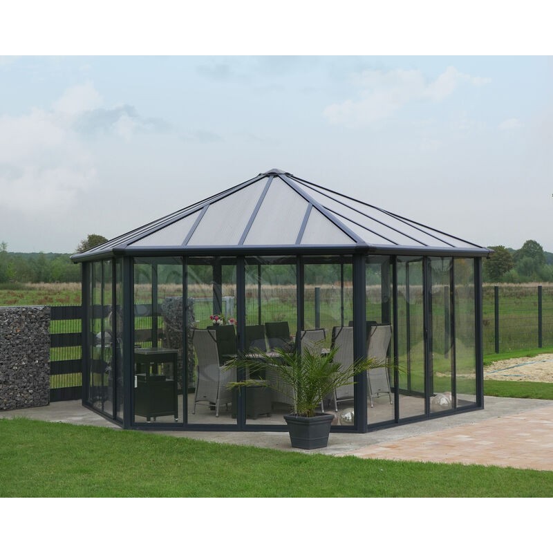 Canopia Garda Enclosed Gazebo in Aluminium 5.2x6 m Canopia Garda Enclosed Gazebo in Aluminium 5.2x6 m