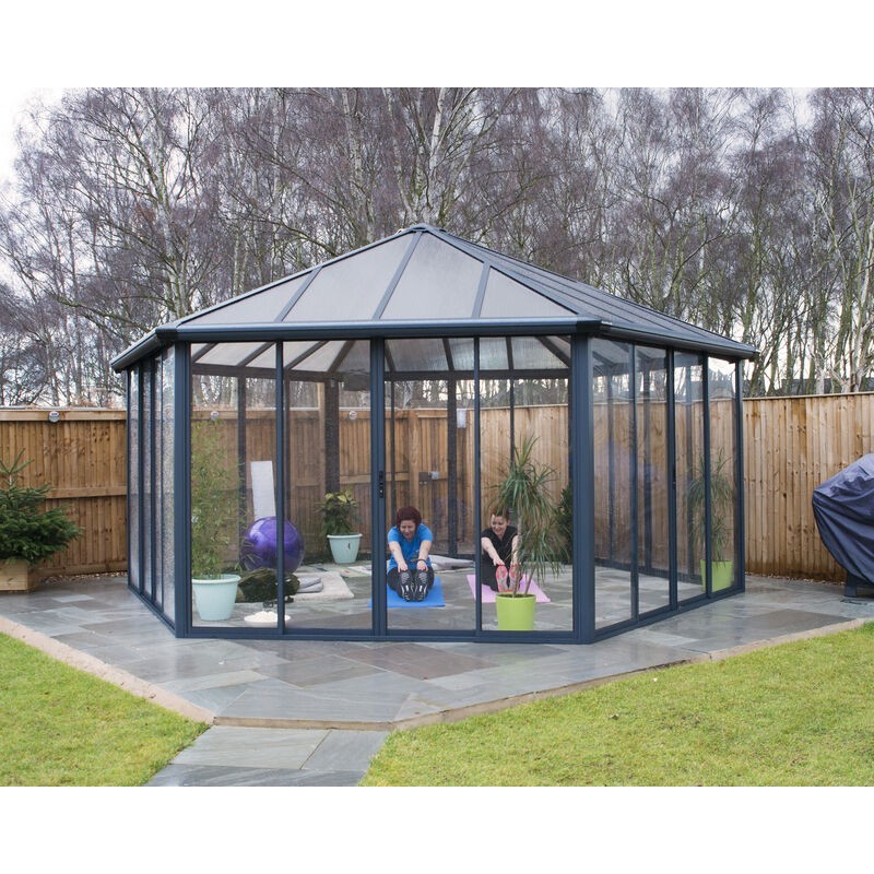 Canopia Garda geschlossener Gartenpavillon aus Aluminium 5.2x6 m Canopia Garda geschlossener Gartenpavillon aus Aluminium 5.2x6 m