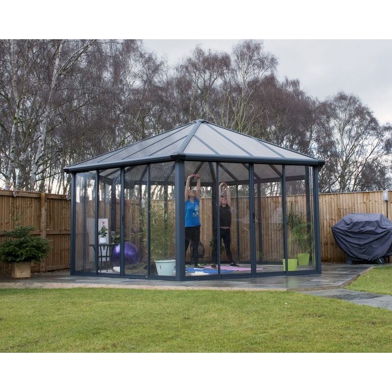 Canopia Garda geschlossener Gartenpavillon aus Aluminium 5.2x6 m Canopia Garda geschlossener Gartenpavillon aus Aluminium 5.2x6 m