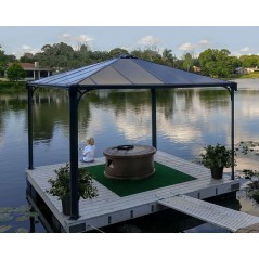 Canopia Palermo Gartenpavillon aus Aluminium 3.6x3.6 m