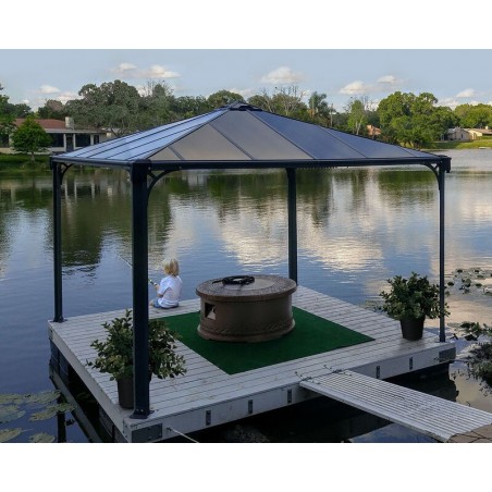 Canopia Palermo Gartenpavillon aus Aluminium 3.6x3.6 m