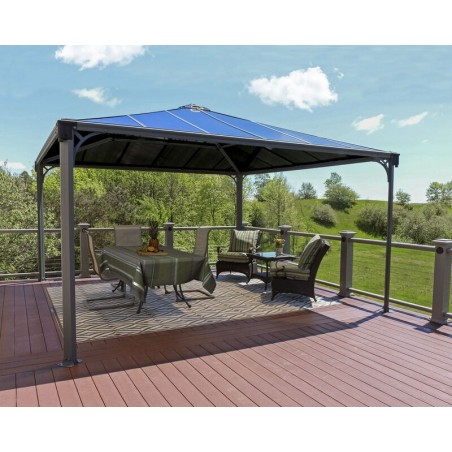 Canopia Palermo Gartenpavillon aus Aluminium 4.3x4.3 m