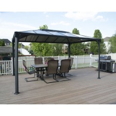 Canopia Martinique Gartenpavillon aus Aluminium 3x4.3 m