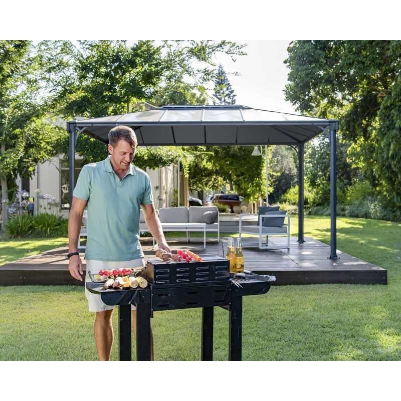Canopia Martinique Gazebo in Aluminium 3x4.3 m Canopia Martinique Gazebo in Aluminium 3x4.3 m