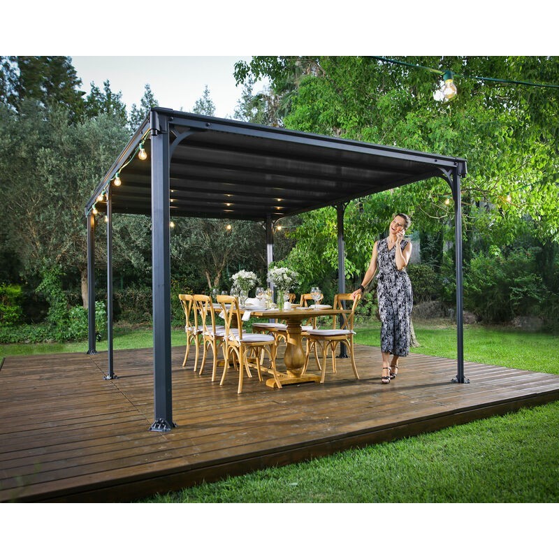 Canopia Milano Gartenpavillon aus Aluminium 3x4.3 m Canopia Milano Gartenpavillon aus Aluminium 3x4.3 m