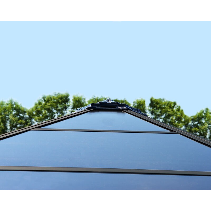 Canopia Roma Hexagonal Gazebo in Aluminium 3.6x4 m Canopia Roma Hexagonal Gazebo in Aluminium 3.6x4 m