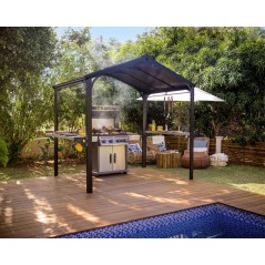 Canopia Austin Grillpavillon aus Aluminium 1.8x2.4 m