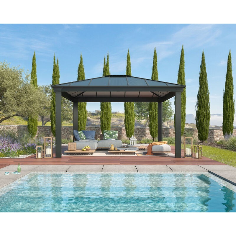 Canopia Dallas Gartenpavillon aus Aluminium 3.6x6 m Canopia Dallas Gartenpavillon aus Aluminium 3.6x6 m