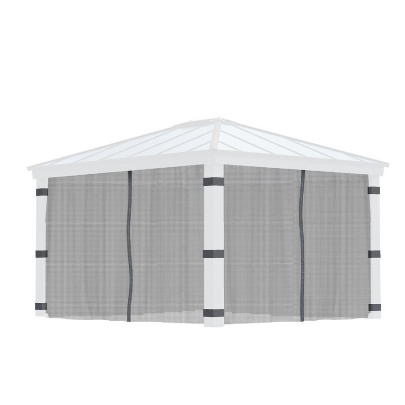 Canopia Moskitonetz für Gartenpavillon Dallas 3.6x4.3 m Canopia Moskitonetz für Gartenpavillon Dallas 3.6x4.3 m