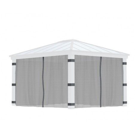 Canopia Moskitonetz für Gartenpavillon Dallas 3.6x4.3 m