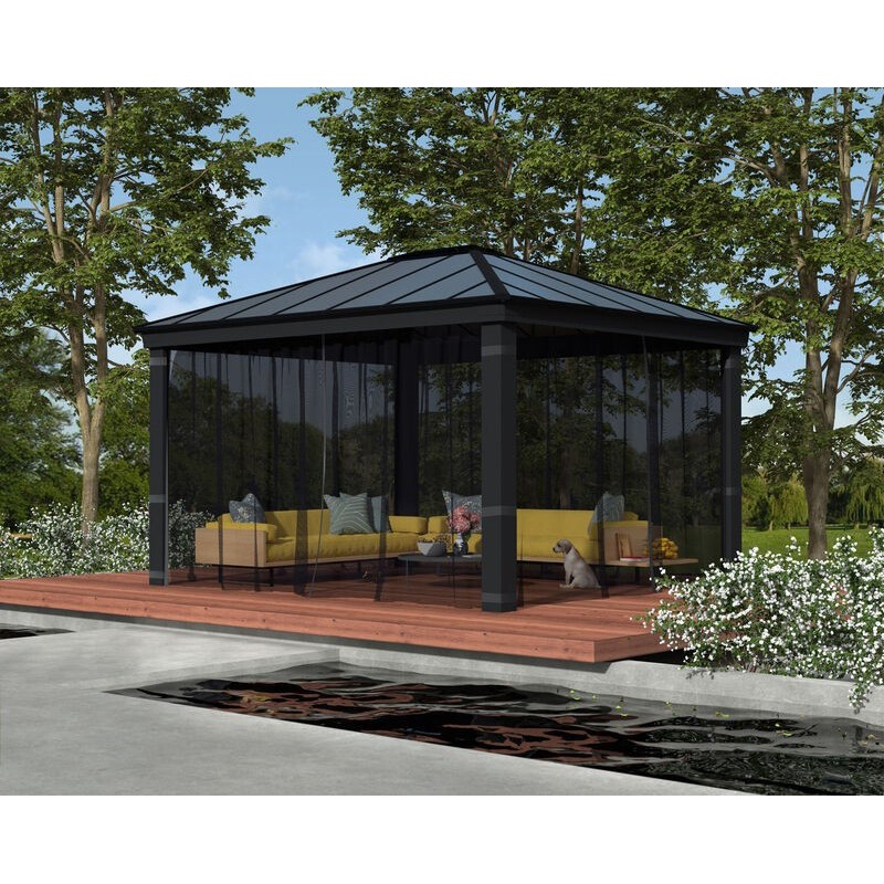 Canopia Moskitonetz für Gartenpavillon Dallas 3.6x4.3 m Canopia Moskitonetz für Gartenpavillon Dallas 3.6x4.3 m
