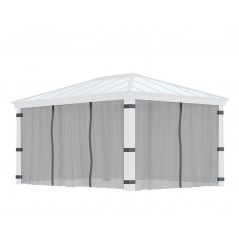 Canopia Moskitonetz für Gartenpavillon Dallas 3.6x5 m