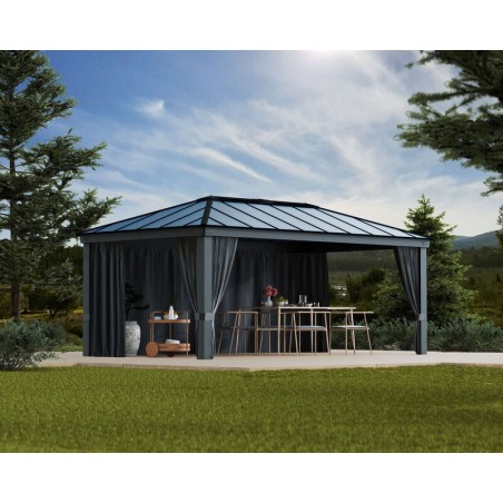 Canopia Vorhang-Set für Gartenpavillon Dallas 3.6x6 m