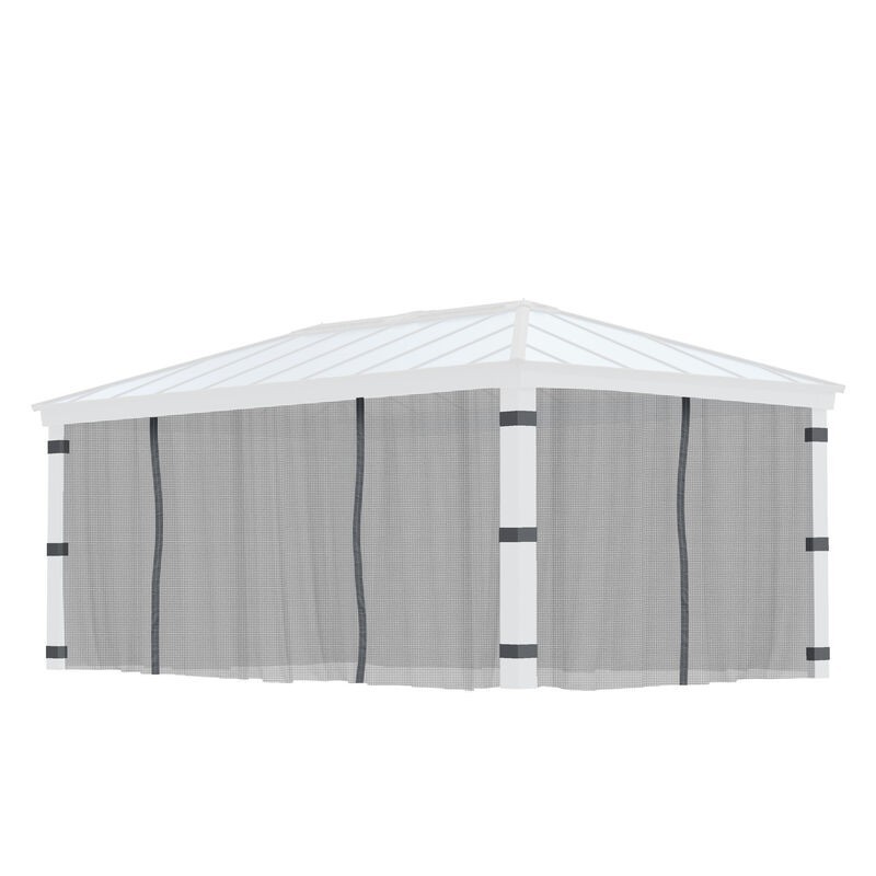 Canopia Moskitonetz für Gartenpavillon Dallas 3.6x6 m Canopia Moskitonetz für Gartenpavillon Dallas 3.6x6 m