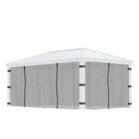 Canopia Moskitonetz für Gartenpavillon Dallas 3.6x6 m