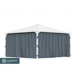 Canopia Vorhang-Set für Gartenpavillon Palermo 4x2.2 m