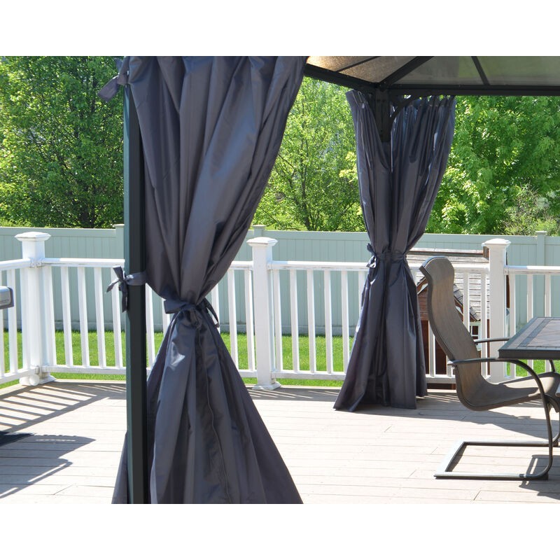 Canopia Set of Curtains for Gazebos Palermo 4X2.2 m