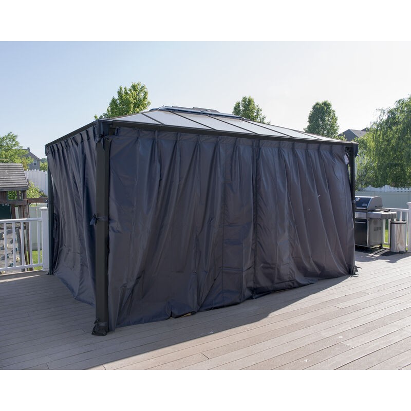 Canopia Vorhang-Set für Gartenpavillon Martinique 4x2.2 m Canopia Vorhang-Set für Gartenpavillon Martinique 4x2.2 m