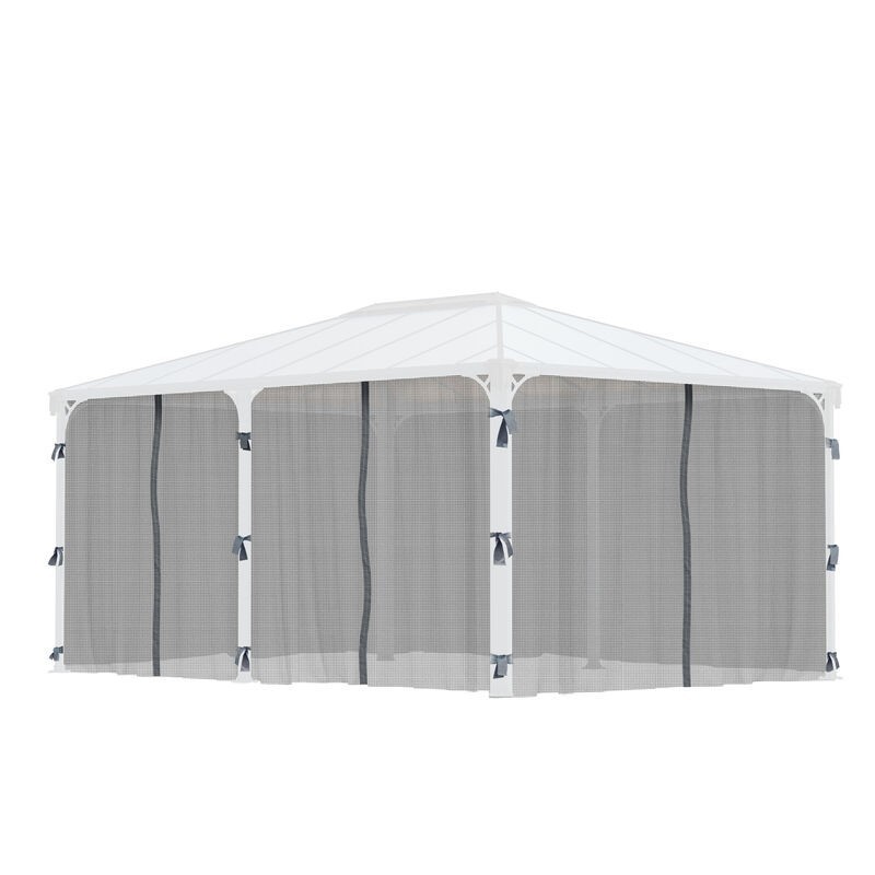 Canopia Moskitonetz für Gartenpavillon Milano & Martinique 4.7x2.2 m Canopia Moskitonetz für Gartenpavillon Milano & Martinique 4.7x2.2 m
