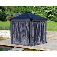 Canopia Sechseckiges Vorhang-Set für Gartenpavillon Monaco/ Roma 2.3x2.2 m