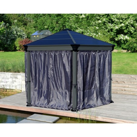 Canopia Sechseckiges Vorhang-Set für Gartenpavillon Monaco/ Roma 2.3x2.2 m