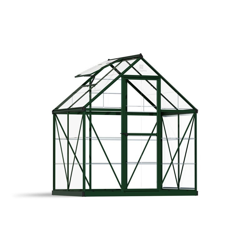 Canopia Harmony Transparent Polycarbonate Garden Greenhouse 126x185x208 cm Green Canopia Harmony Transparent Polycarbonate Garden Greenhouse 126x185x208 cm Green