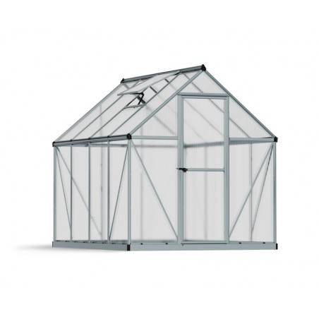 Canopia Mythos Double Layer Garden Greenhouse in Polycarbonate 247X185X208 cm Silver